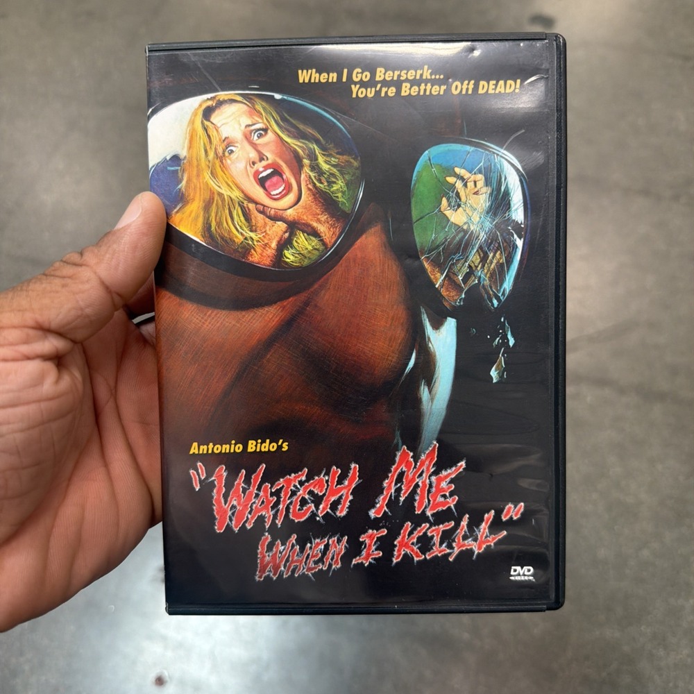 Watch Me When I Kill (DVD, 2007) 1977 Giallo Horror Cult Classic Italian